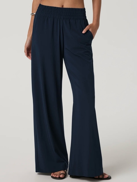 Vuori Pants - Vuori Women’s Villa Wideleg Pant Ink Navy VW4047 Medium